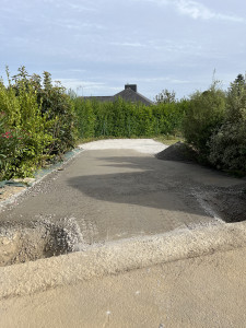 Terrassement au Vieux-Bourg